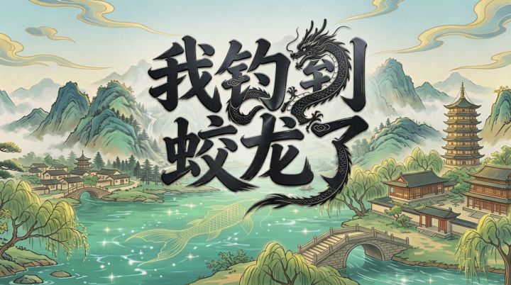 我钓到蛟龙了 封面