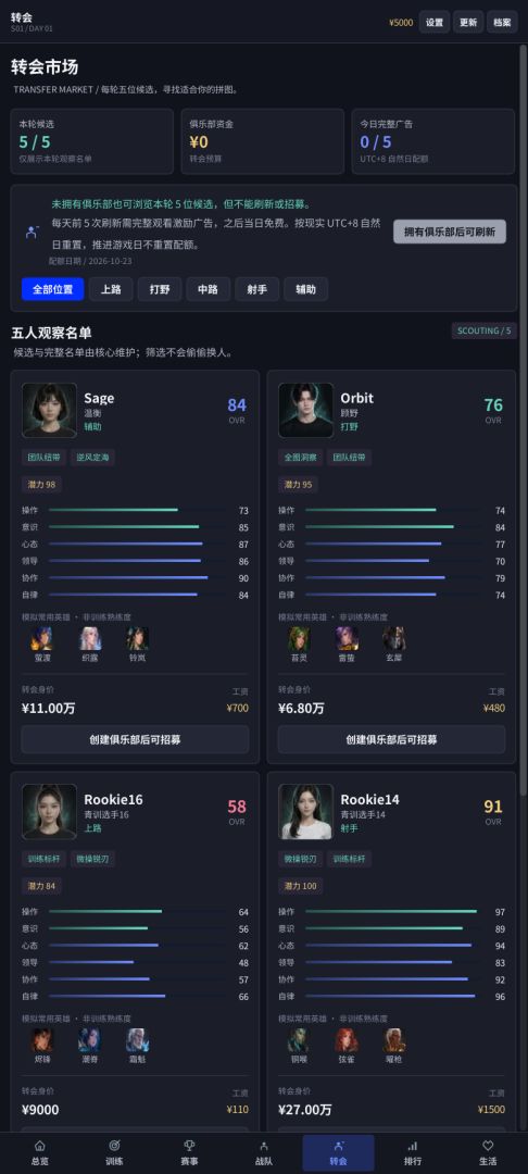 我的电竞之路游戏截图