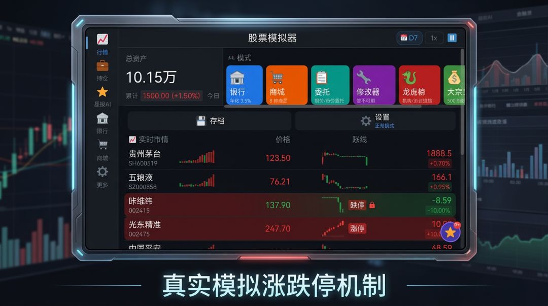 股票模拟器游戏截图
