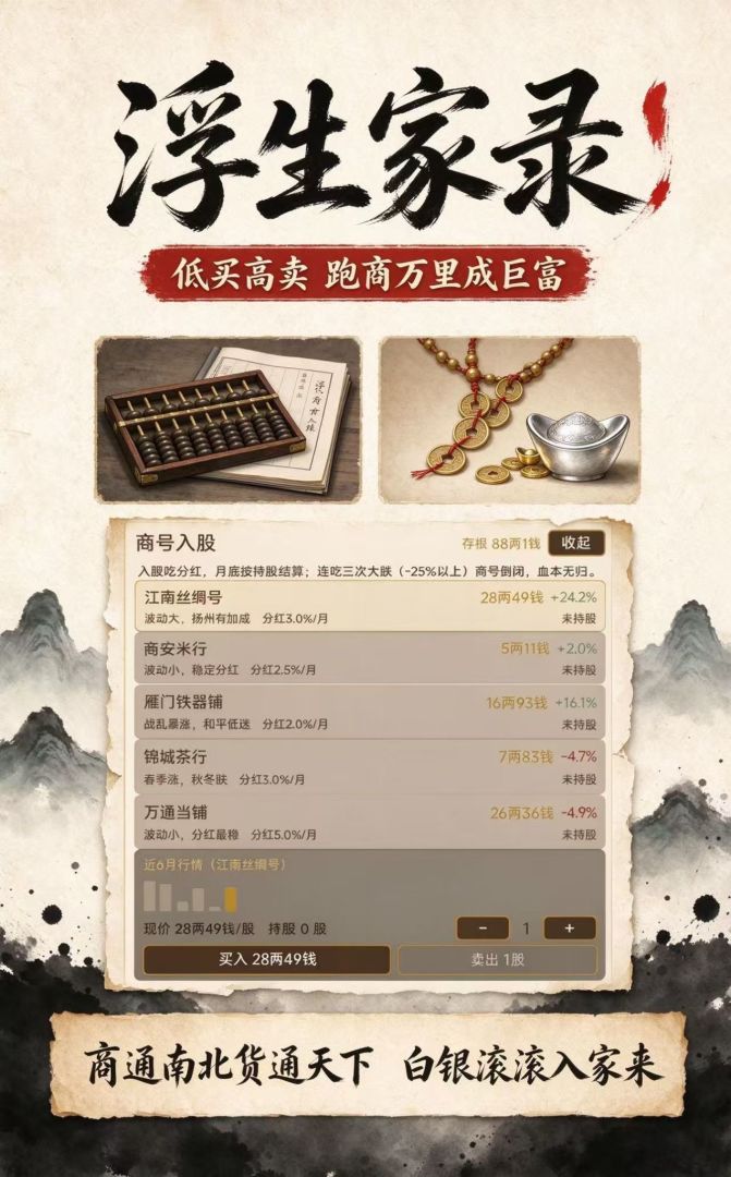浮生家录游戏截图
