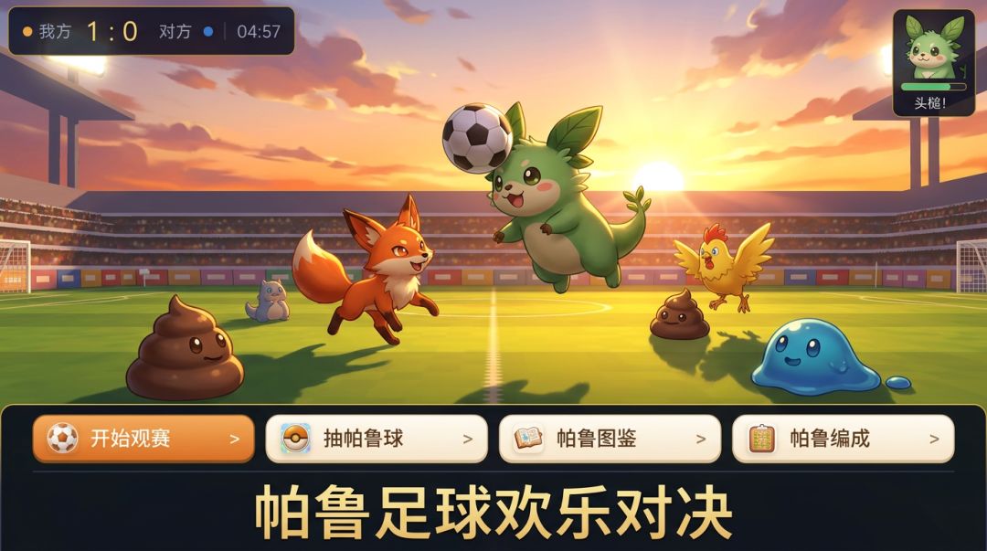 帕鲁足球游戏截图