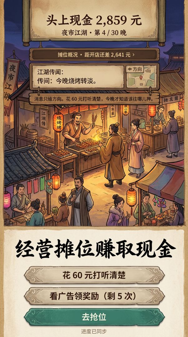 夜市江湖游戏截图