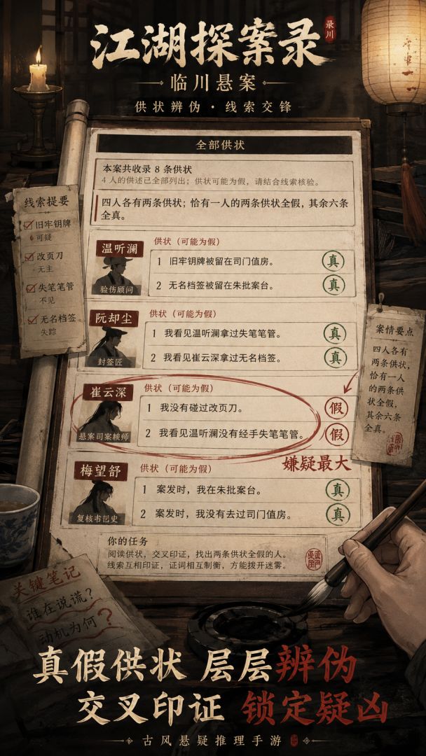 江湖探案录:临川悬案游戏截图