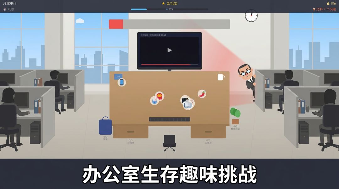 摸鱼办公室游戏截图