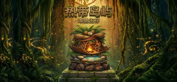 热带岛屿：堆叠生存 封面