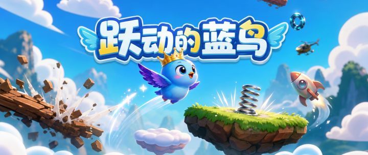 跃动的蓝鸟 封面