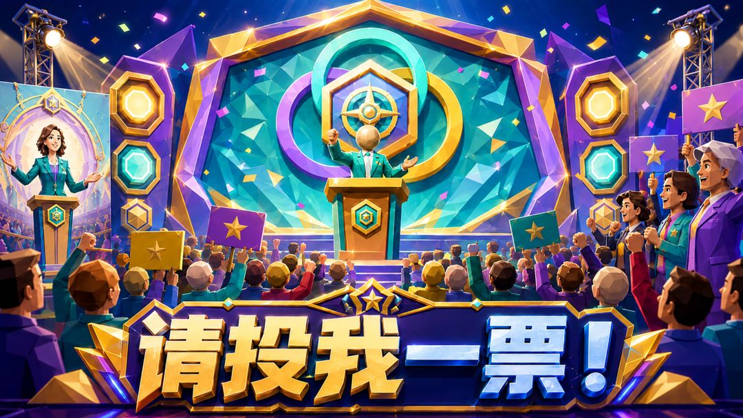 请投我一票!游戏截图