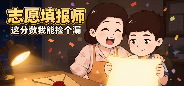 志愿填报师：这分数我能捡个漏 封面