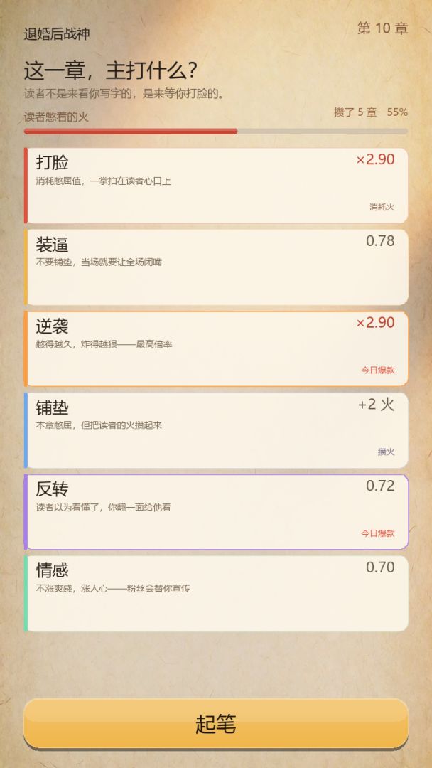码字封神:网文作者模拟器游戏截图