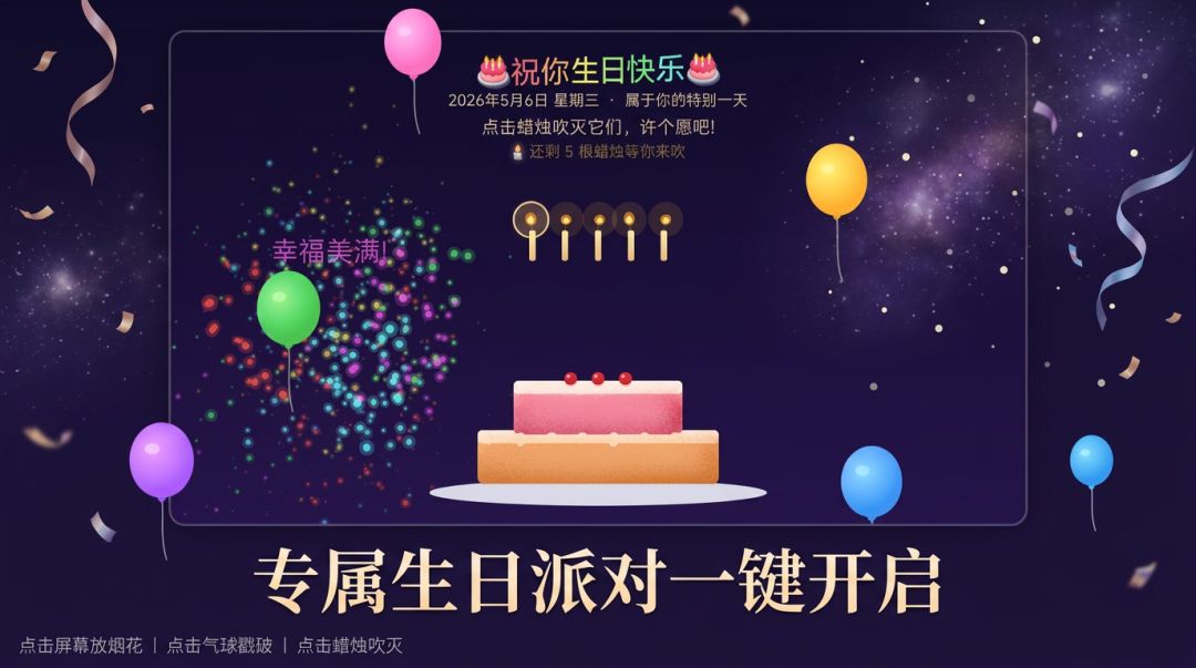 祝你生日快乐游戏截图