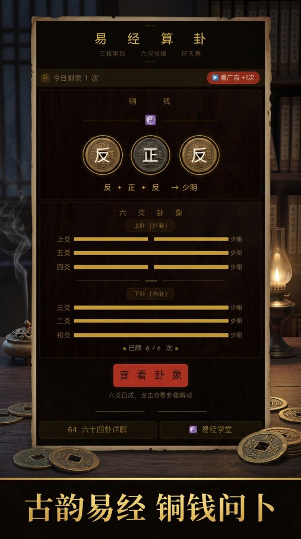 易经算卦游戏截图