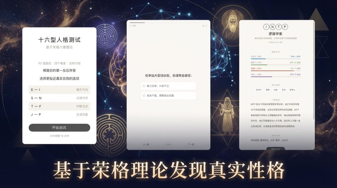 十六型人格测试游戏截图