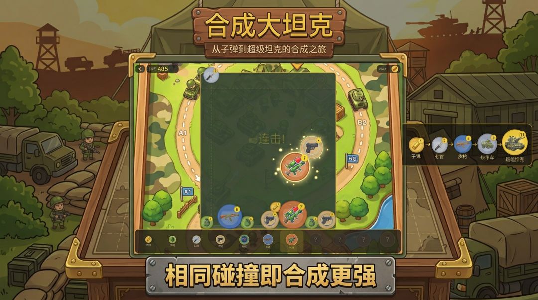 合成大坦克游戏截图