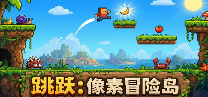 跳跃：像素冒险岛 封面