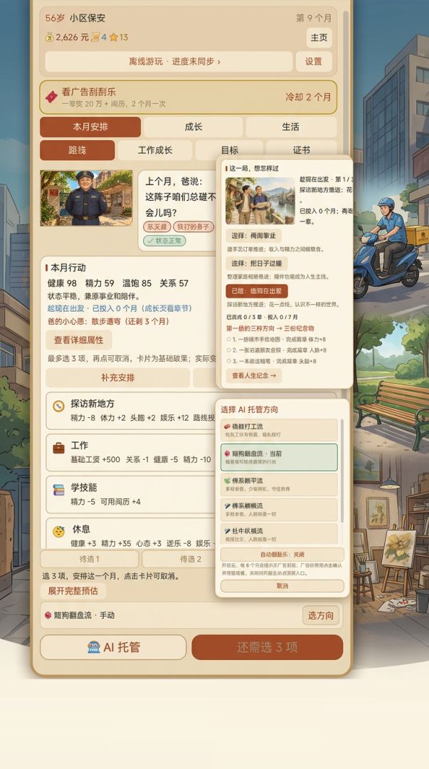 被辞退后,我望父成龙游戏截图