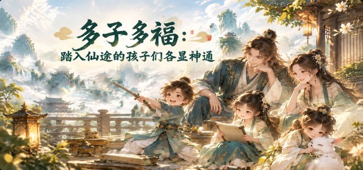 多子多福:踏入仙途的孩子们各显神通 封面