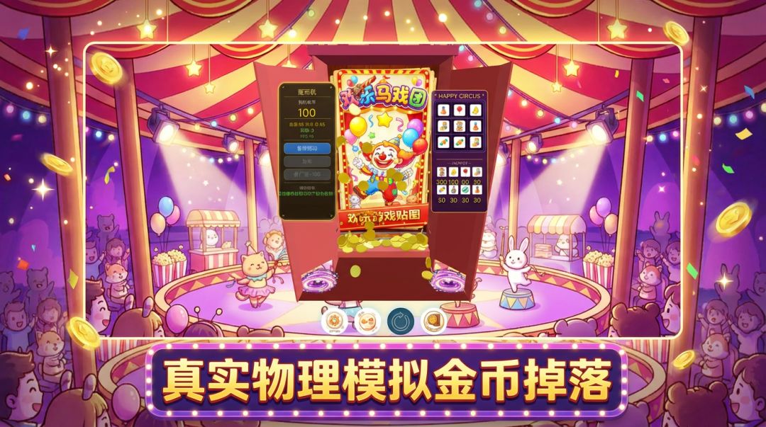 欢乐推币机游戏截图