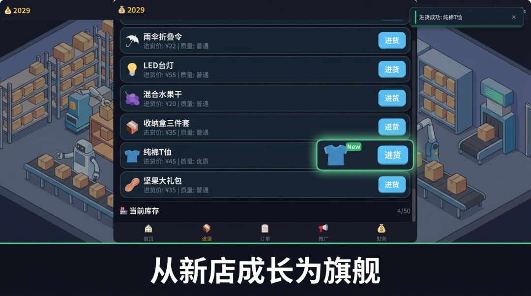 电商店长模拟器游戏截图