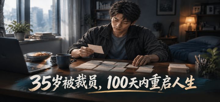 35岁被裁员，100天内重启人生 封面