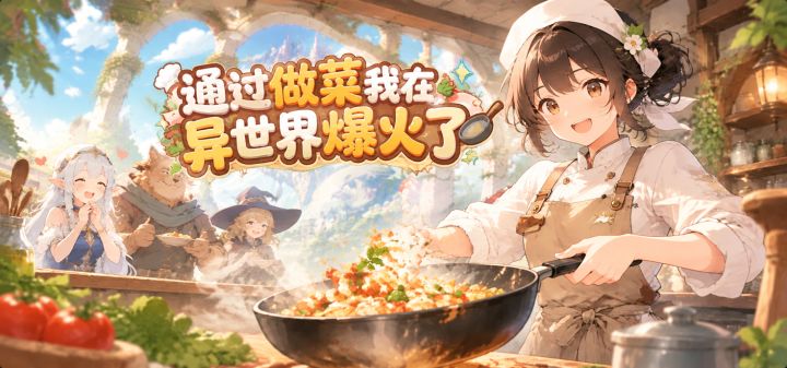 通过做菜我在异世界爆火了 封面