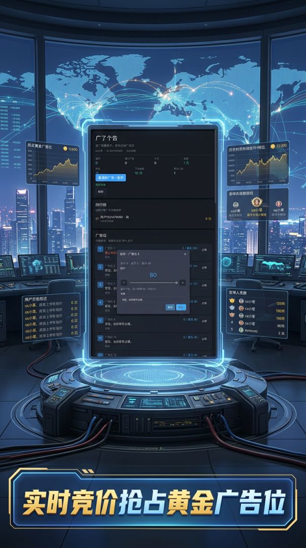 广了个告：全球竞价游戏截图