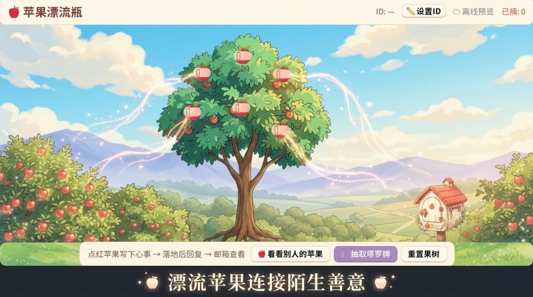苹果漂流瓶游戏截图