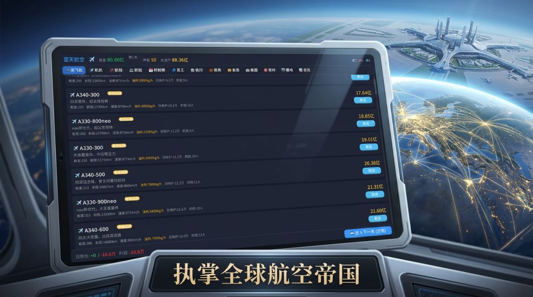 航空公司模拟游戏截图