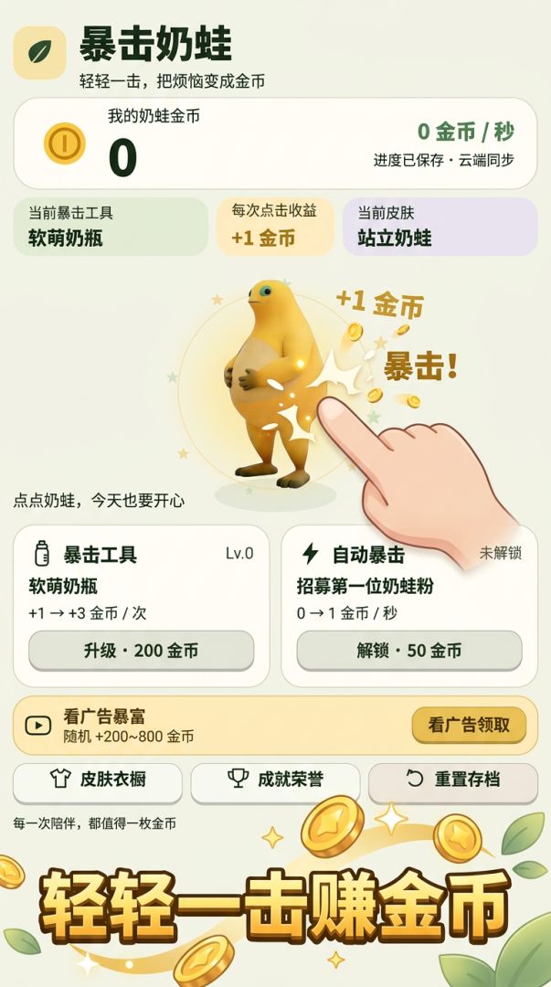 暴击奶蛙游戏截图