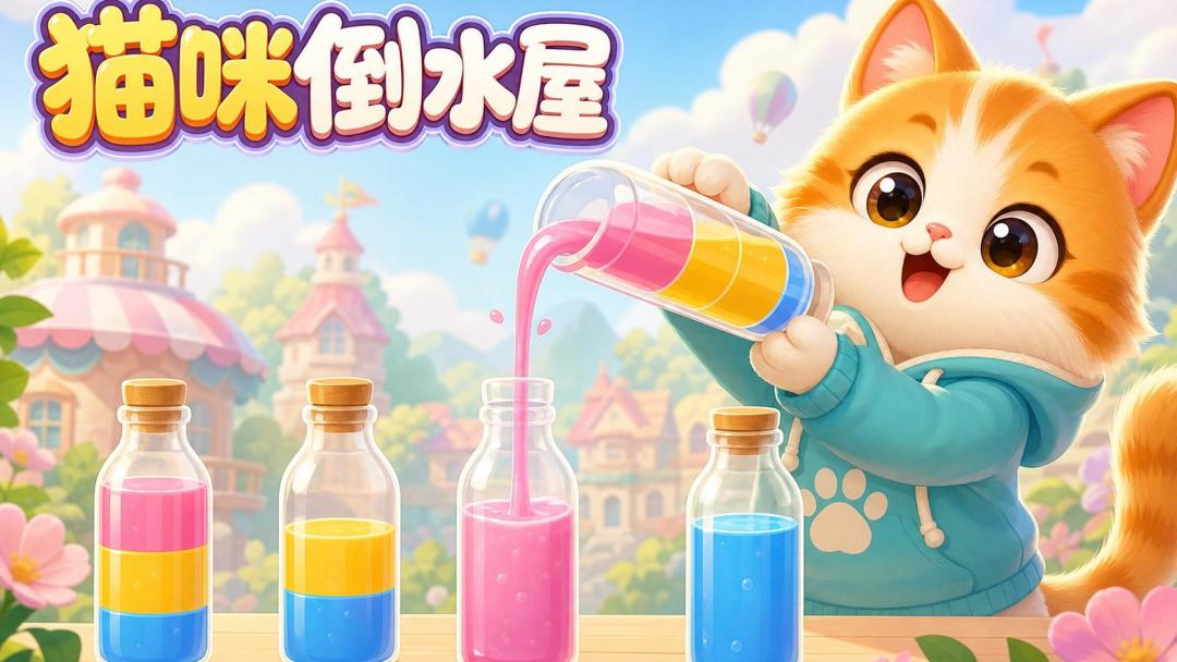 猫咪倒水屋游戏截图