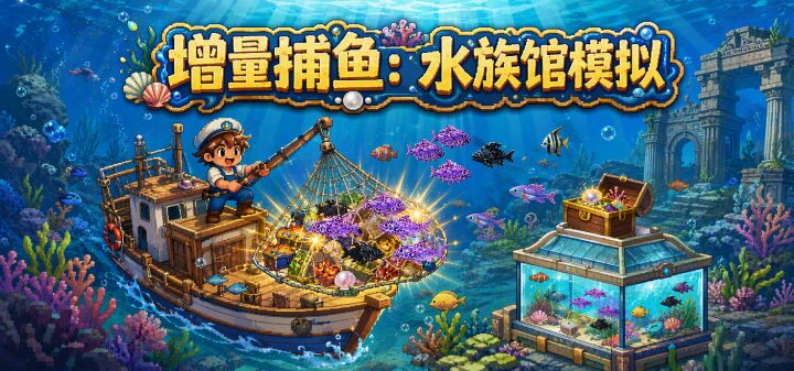 增量捕鱼：水族馆模拟 封面