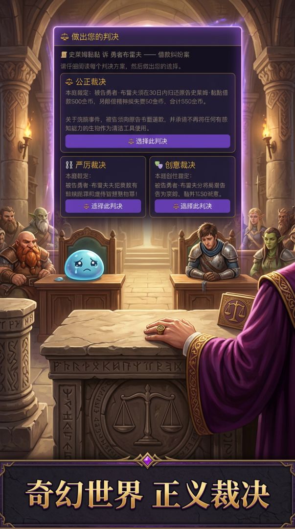 异世界大法官模拟器游戏截图