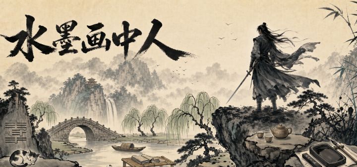 水墨画中人 封面
