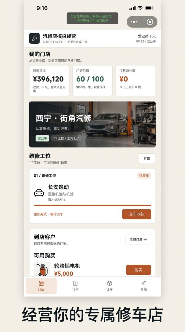 汽修工的创业之路游戏截图