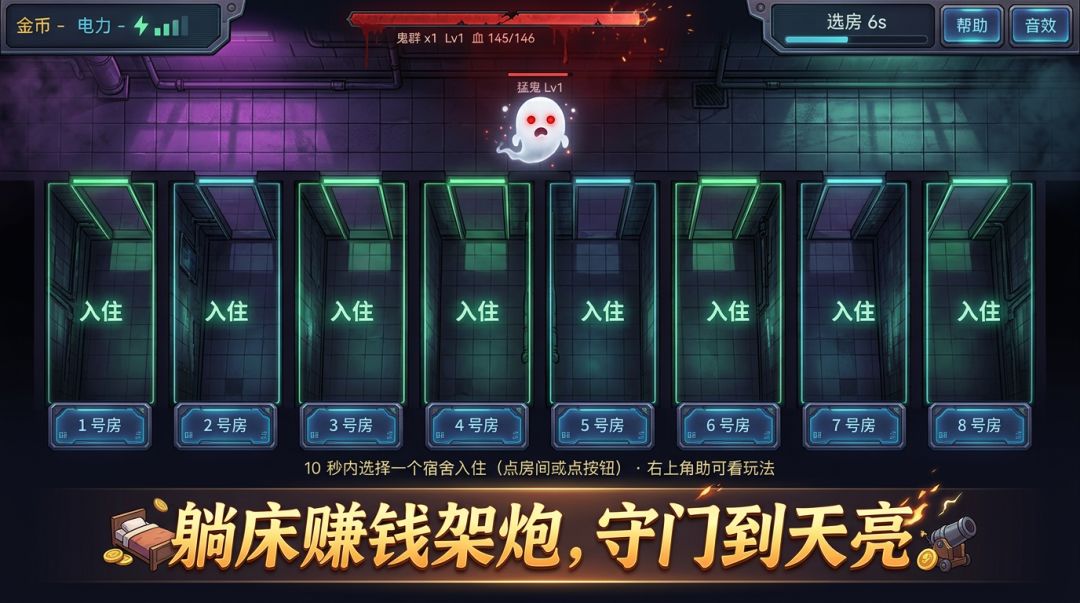 猛鬼宿舍大作战游戏截图