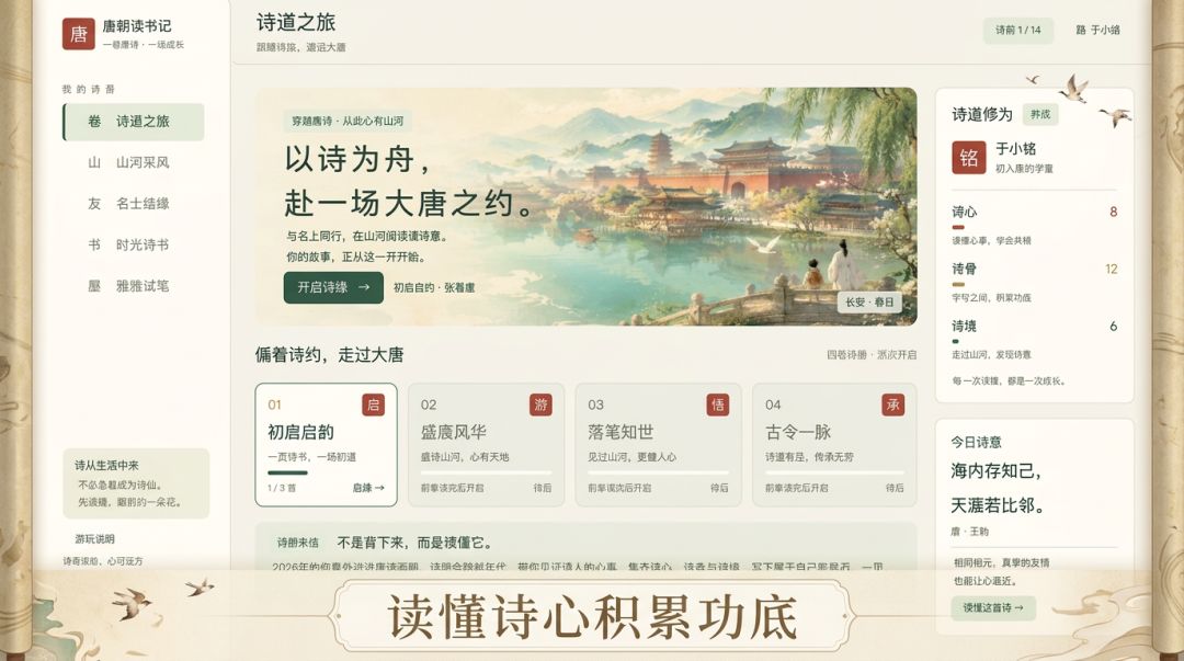 唐朝读书记游戏截图