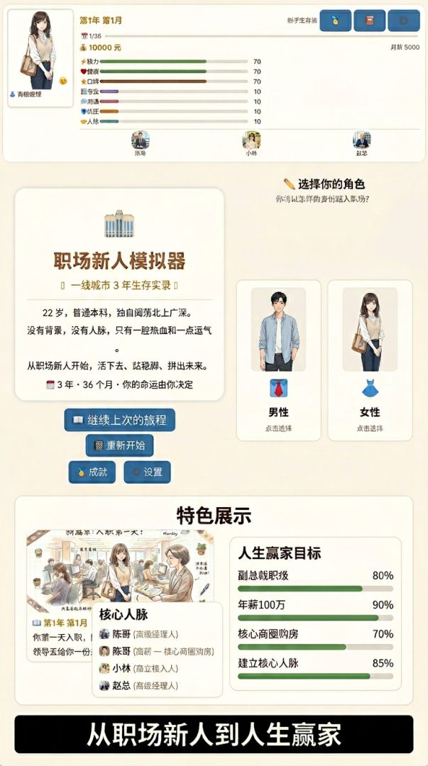 职场新人模拟器游戏截图
