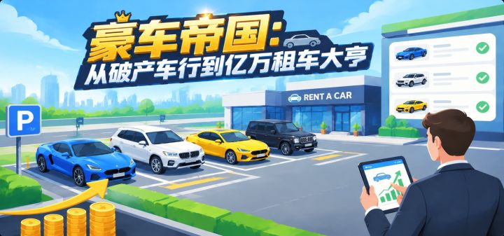 豪车帝国:从破产车行到亿万租车大亨 封面