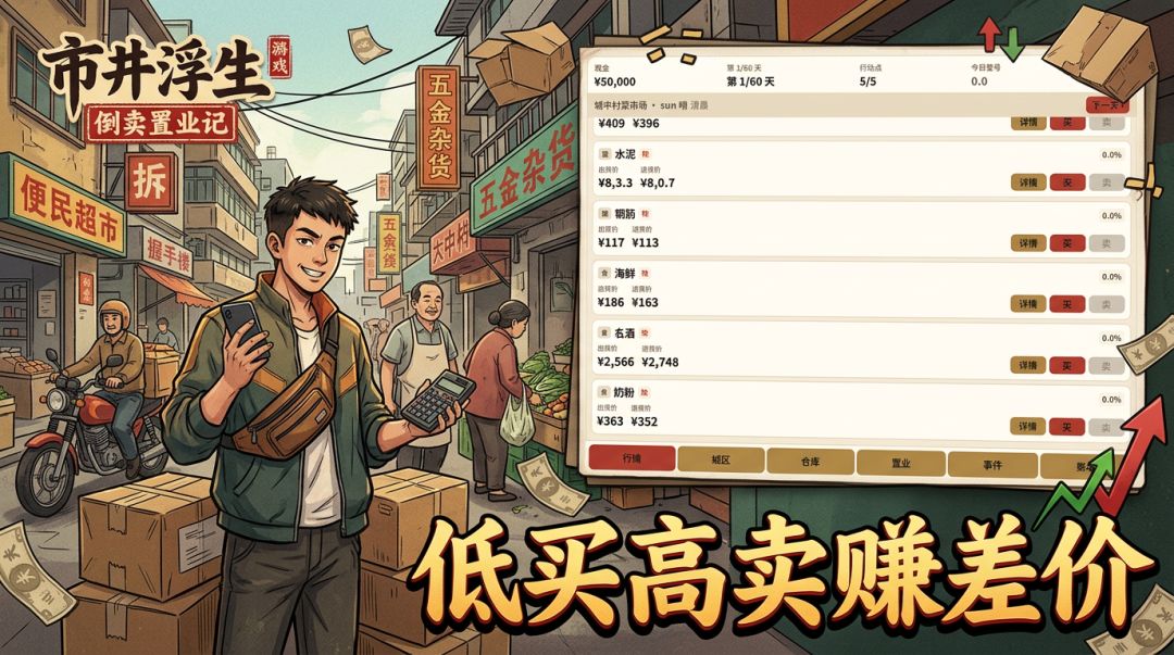 市井浮生：倒卖置业记游戏截图