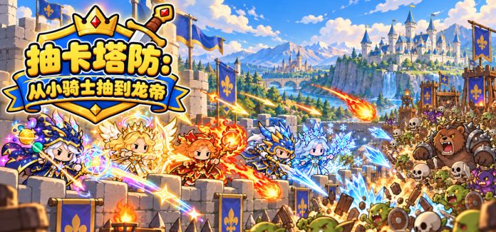 抽卡塔防:从小骑士抽到龙帝 封面
