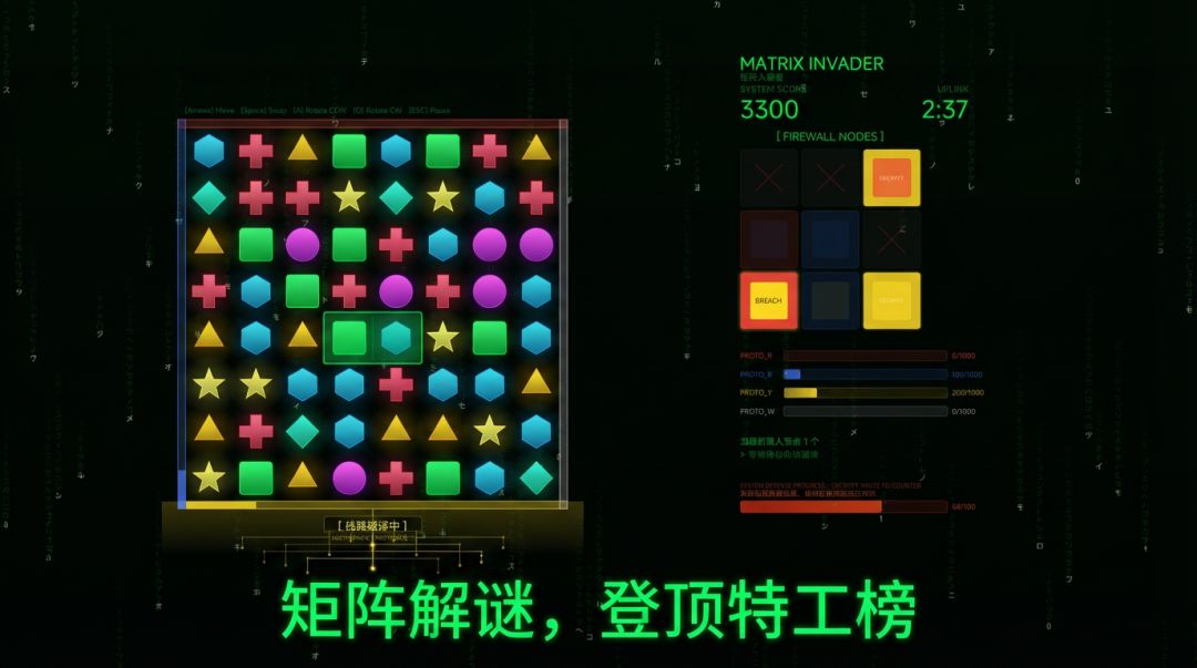 矩阵入侵者游戏截图