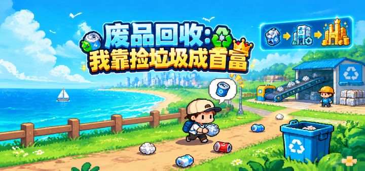 废品回收：我靠捡垃圾成首富 封面