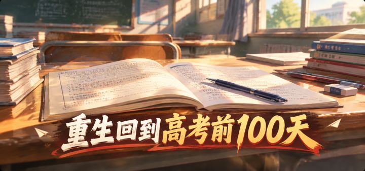 重生回到高考100日前 封面