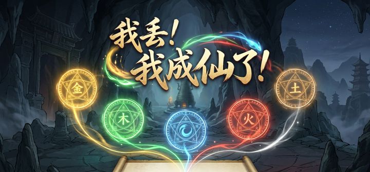 我丢！我成仙了！ 封面