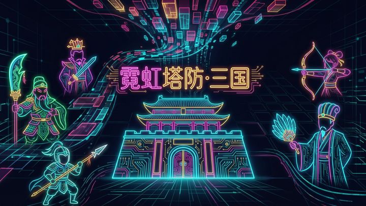 霓虹塔防·三国游戏截图
