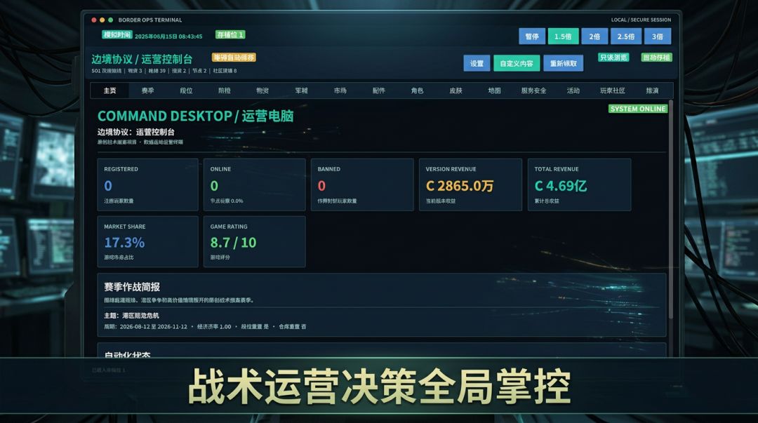 搜打撤策划模拟器游戏截图