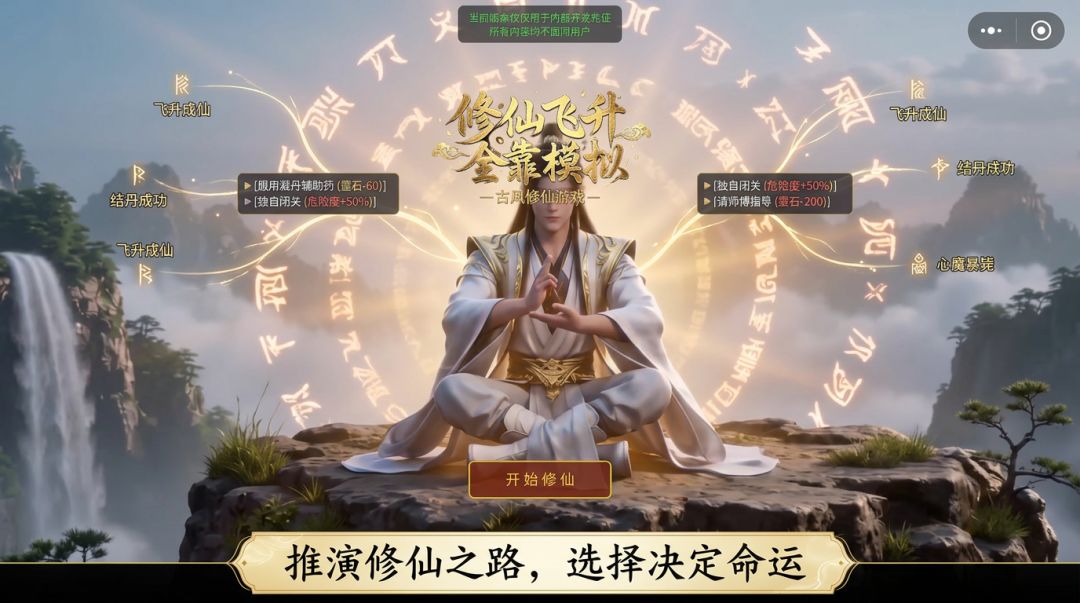 修仙飞升全靠模拟游戏截图