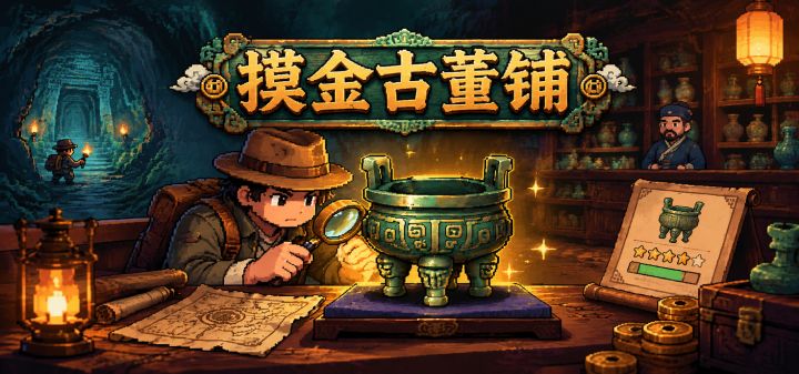 摸金古董铺 封面