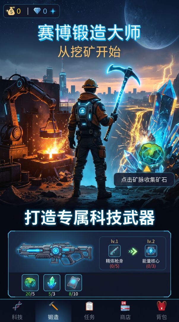 赛博锻造大师:从挖矿开始游戏截图