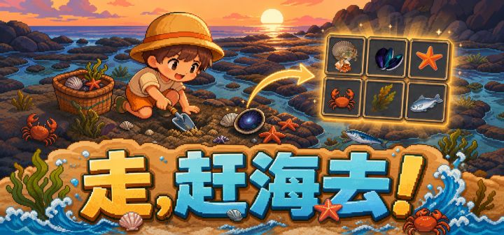 走，赶海去！ 封面