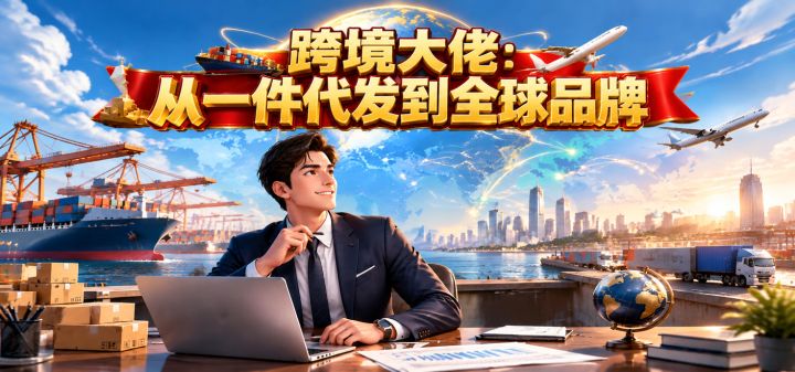 跨境大佬：从一件代发到全球品牌 封面
